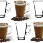 Anubhav Janni Tea Cup 130 Ml Designer Crystal Clear  Coffee Cups Glass Tea Coffee Milk Juice Cappuccino Espresso Hot Cold Drinks Ideal Home Office Kitchen Cafe Restaurant Hotel (Set Of 6 Pcs)