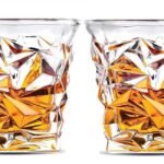 Anubhav Janni New Diamond Glass Round Square Whiskey Shape And Wine Scotch Water Juice New Heavy Base Brandy Drinking Bourbon Cocktails Tumbler Glasses Glass Cups Water Juice Beer (Set Of 2 Pcs)