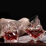 Anubhav Janni New Diamond Glass Round Square Whiskey Shape And Wine Scotch Water Juice New Heavy Base Brandy Drinking Bourbon Cocktails Tumbler Glasses Glass Cups Water Juice Beer (Set Of 2 Pcs) - Image 4