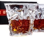 Anubhav Janni New Diamond Glass Round Square Whiskey Shape And Wine Scotch Water Juice New Heavy Base Brandy Drinking Bourbon Cocktails Tumbler Glasses Glass Cups Water Juice Beer (Set Of 2 Pcs) - Image 6