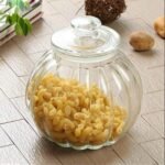 Anubhav Janni Pumpkin Airtight Jar 2000ml Glass Shape With Lid Food Storage with Lid For Cereals Toffees Cookies Snacks Jars For Air Tight Lid Kitchen Candies Cookies (Pack Of 1 Pcs) - Image 2