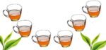 Anubhav Janni Squre Tea Cup 205 Ml Designer Crystal Clear Coffee Cups Glass Tea Coffee Milk Juice Cappuccino Espresso Hot Cold Drinks Ideal Home Office Kitchen Cafe Hotel (Set Of 6 Pcs) - Image 6