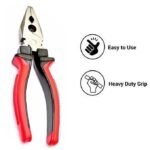 Anubhav Janni Piller Pakad (8 Inch) Sturdy Steel Combination Plier For Home Professional Use And Electrical Work Fully Insulated Heavy Duty Grip Multipurpose Hand Tool Lineman (Pack Of 1 Pcs) - Image 7