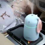 Anubhav Janni Rabit Humidifier Green Mini USB Desktop Humidifier Rabbit Air Mute For Car Home Office Changing Led Touch New With LED Night Light Car Bedroom (Pack Of 1 Pcs) - Image 4