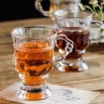 Anubhav Janni Royal Mug 150 Ml Designer Crystal Clear Coffee Cups Glass Tea Coffee Milk Juice Cappuccino Espresso Hot Cold Drinks Ideal Home Office Kitchen Cafe Hotel (Set Of 6 Pcs) - Image 2