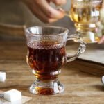Anubhav Janni Royal Mug 150 Ml Designer Crystal Clear Coffee Cups Glass Tea Coffee Milk Juice Cappuccino Espresso Hot Cold Drinks Ideal Home Office Kitchen Cafe Hotel (Set Of 6 Pcs) - Image 8