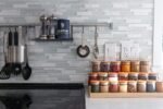 Anubhav Janni Bamboo Wooden Lid Jar (1400ml) Glass Storage Container With Wood Lid Stackable Clear Decorative Organizer Bottle Canister Pantry Food Coffee Candy Sugar Salt (Pack Of 1 Pcs) - Image 4