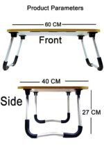 Anubhav Janni Krish Laptop Table Printed Carton Foldable Study Wooden Writing Desk Bed Sofa Floor Students Home Office Work Table Blue Laptop Table (Pack Of 1 Pcs) - Image 2