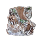 Anubhav Janni Crystal Ganesha Idol For Home Decor  Ganesh Murti Temple Car Dashboard Office Desk Ganpati Figurine Spiritual Showpiece Sculpture Gifting Lord Mandir Temple Gift (Pack Of 1 Pcs)
