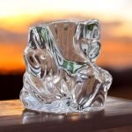 Anubhav Janni Crystal Ganesha Idol For Home Decor  Ganesh Murti Temple Car Dashboard Office Desk Ganpati Figurine Spiritual Showpiece Sculpture Gifting Lord Mandir Temple Gift (Pack Of 1 Pcs) - Image 5
