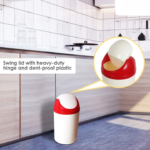 Anubhav Janni Office Dustbin Round Keep Your Workspace Neat Clutter Free With This Round Office Dustbin Beside Workstations Making It An Ideal Choice Offices Homes Study Rooms (Pack Of 1 Pcs) - Image 2