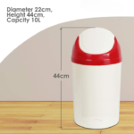 Anubhav Janni Office Dustbin Round Keep Your Workspace Neat Clutter Free With This Round Office Dustbin Beside Workstations Making It An Ideal Choice Offices Homes Study Rooms (Pack Of 1 Pcs) - Image 3