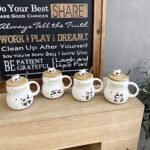 Anubhav Janni Panda Ceramic Mug With Spoon Coffee With Glass Lid And Printed Tea Coffe Milk Diwali Girls Birthday Valentine's Gift Cup Gift Teacup Coaster Tea Christmas Birthday (Pack Of 1 Pcs) - Image 4