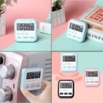 Anubhav Janni Digital Timer Clock Kitchen Stopwatch Large Digit Countdown Loud Alarm Magnetic Back Stand Ideal Cooking Baking Silent Ring Modes Kickstand Study Bathroom Oven (Pack Of 1 Pcs) - Image 4
