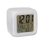 Anubhav Janni 7 Color Changing Clock Digital Alarm For Heavy Sleepers ED Table Study Table Students Office Bedroom Home Display Function Students Decor Desktop Night Screen (Pack Of 1 Pcs) - Image 2