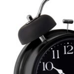 Anubhav Janni Twin Bell Black Clock Small Digital Alarm For Heavy Sleepers ED Table Study Table Students Office Bedroom Home Display Snooze Function Students Decor Desktop (Pack Of 1 Pcs) - Image 2