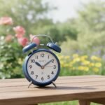 Anubhav Janni Twin Bell Matt Blue Clock Small Digital Alarm For Heavy Sleepers ED Table Study Table Students Office Bedroom Home Display Snooze Function Students Decor Desktop (Pack Of 1 Pcs) - Image 6