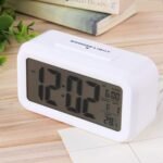 Anubhav Janni Small White Digital Clock Digital Alarm For Heavy Sleepers ED Table Study Table Students Office Bedroom Home Display Snooze Function Students Decor Desktop (Pack Of 1 Pcs) - Image 3