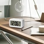 Anubhav Janni Small White Digital Clock Digital Alarm For Heavy Sleepers ED Table Study Table Students Office Bedroom Home Display Snooze Function Students Decor Desktop (Pack Of 1 Pcs) - Image 6
