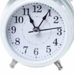 Anubhav Janni Twin Bell White Clock Digital Alarm For Heavy Sleepers ED Table Study Table Students Office Bedroom Home Display Snooze Function Students Decor Desktop (Pack Of 1 Pcs) - Image 2