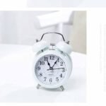 Anubhav Janni Twin Bell White Clock Digital Alarm For Heavy Sleepers ED Table Study Table Students Office Bedroom Home Display Snooze Function Students Decor Desktop (Pack Of 1 Pcs) - Image 3
