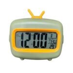 Anubhav Janni Tv Clock Television Clock Digital Alarm For Heavy Sleepers ED Table Study Table Students Office Bedroom Home Display Snooze Function Students Decor Desktop (Pack Of 1 Pcs)