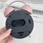 Anubhav Janni Matt Bell Alarm Clock (Pink) Digital Alarm Heavy Sleepers ED Table Study Table Students Office Bedroom Home Display Snooze Function Students Decor Desktop (Pack Of 1 Pcs) - Image 3
