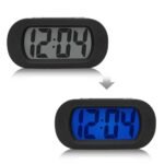 Anubhav Janni Silicone Digital Alarm Clock Digital Alarm Heavy Sleepers ED Table Study Table Students Office Bedroom Home Display Snooze Function Students Decor Desktop (Pack Of 1 Pcs) - Image 2