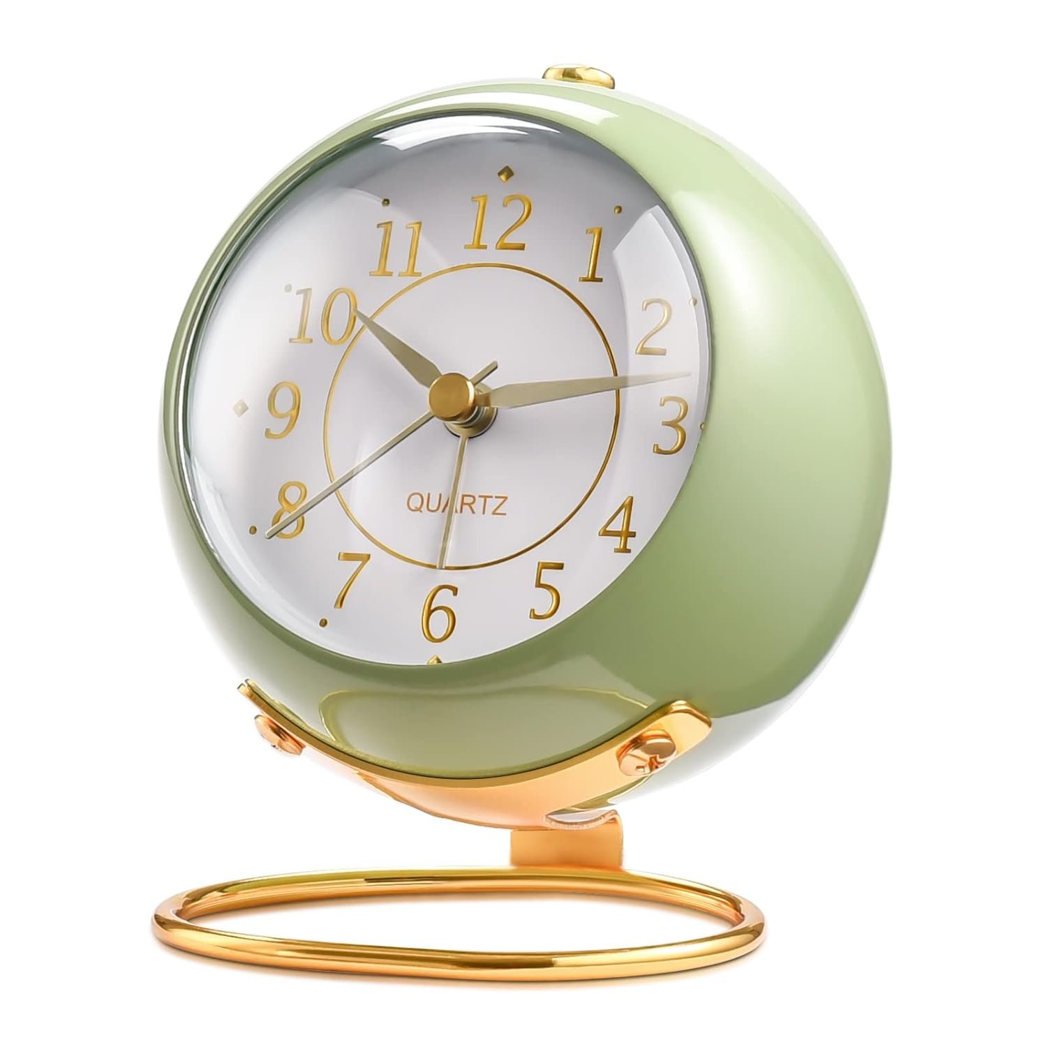 Anubhav Janni Round Desk Clock Green Digital Alarm Heavy Sleepers ED Table Study Table Students Office Bedroom Home Display Snooze Function Students Decor Desktop (Pack Of 1 Pcs) Anubhav Janni Round Desk Clock Green Digital Alarm Heavy Sleepers ED Table Study Table Students Office Bedroom Home Display Snooze Function Students Decor Desktop (Pack Of 1 Pcs) - Image 1