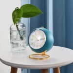 Anubhav Janni Round Desk Clock Green Digital Alarm Heavy Sleepers ED Table Study Table Students Office Bedroom Home Display Snooze Function Students Decor Desktop (Pack Of 1 Pcs) - Image 4