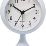 Anubhav Janni Round Analog Clock Night Lamp Design Digital Alarm Heavy Sleepers ED Table Study Table Students Office Bedroom Home Display Snooze Function Students Decor Desktop (Pack Of 1 Pcs)