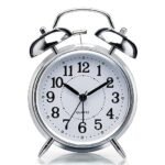 Anubhav Janni Silver Clock Digital Alarm Heavy Sleepers ED Table Study Table Students Office Bedroom Home Display Snooze Function Students Decor Desktop (Pack Of 1 Pcs)