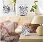 Anubhav Janni Silver Clock Digital Alarm Heavy Sleepers ED Table Study Table Students Office Bedroom Home Display Snooze Function Students Decor Desktop (Pack Of 1 Pcs) - Image 4
