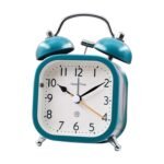 Anubhav Janni Square Twin Bell Clock Digital Alarm Heavy Sleepers ED Table Study Table Students Office Bedroom Home Display Snooze Function Students Decor Desktop (Pack Of 1 Pcs)