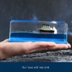 Anubhav Janni Titanic Wave Cruise Ship Fluid Drift Floating Boat Model Liquid Decoration That No Longer Sinks Iceberg Home Decor Gifts Decor Living Room Office (Pack Of 1 Pcs) - Image 4
