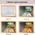 Anubhav Janni Light Painting Decoration Fram Up Painting, LED Paintings Wall Art Pictures Frames Home Bedroom Kitchen Kids Frames Photo Frame Bedroom Living Room Home Decor (Pack Of 1 Pcs) - Image 2