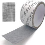 Anubhav Janni Window Screen Repair Kit Tape (2 Mtr) Mosquito Net Patch Tap Strong Adhesive Waterproof net Covering Mesh Door Tears Holes Patch Fiberglass Holes TTape (Set Of 2 Pcs)