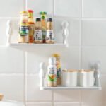 Anubhav Janni Wall Mount Shelf Plastic Kitchen   Organizing Space Saving Durable Toiletries Bathroom Shelf Without Drill White Bad Doll Rack For Living Room Bedroom  (Pack Of 1 Pcs) - Image 2