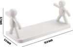 Anubhav Janni Wall Mount Shelf Plastic Kitchen   Organizing Space Saving Durable Toiletries Bathroom Shelf Without Drill White Bad Doll Rack For Living Room Bedroom  (Pack Of 1 Pcs) - Image 3