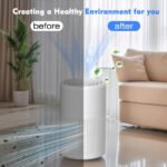 Anubhav Janni Portable Air Purifie Purifier Small For Home Office 360° Intake Filter Compact Desktop Cleaner Bedroom Car Living Room Bedroom Filtration Office Study (Pack Of 1 Pcs) - Image 4
