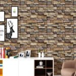 Anubhav Janni Stone Pvc Self Adhesive Wallpaper Foil (45cm*3m) Wallpaper Vinyl Peel Stick Waterproof Home Kitchen Countertop Cabinet Furniture Oil Proof  Walls Drawer Tabletop (Pack Of 1 Pcs) - Image 3