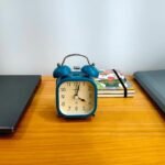 Anubhav Janni Square Twin Bell Clock Alarm Clock Super Non Ticking Night Light Battery Operated Bedroom Home Decoration Bedside Table Elegant Perfect Bedroom Office (Pack Of 1 Pcs) - Image 4