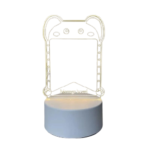 Anubhav Janni Acrylic Message Board Rectangle Personalized Night Light Creative DIY USB Power Gifts Emotional Expressions In Home Decor LED Light Box Board Childs Playroom Kids (Pack Of 1 Pcs)