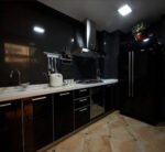 Anubhav Janni Plain Black Foil Paper Sticker (60*200cm) Kitchen Wallpaper Oil Proof  Heat Resistant Aluminium Wallpaper Hotel Bedroom Café Waterproof Contact Vinyl (Pack Of 1 Pcs) - Image 2