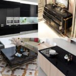 Anubhav Janni Plain Black Foil Paper Sticker (60*200cm) Kitchen Wallpaper Oil Proof  Heat Resistant Aluminium Wallpaper Hotel Bedroom Café Waterproof Contact Vinyl (Pack Of 1 Pcs) - Image 4