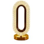 Anubhav Janni Rectangle Shape Usb Rechargeable Crystal Lamp Desk lamp USB Charging Bedroom Living Room Dining Dimming Night Light Portable Bedside For Bedroom Room Office Home (Pack Of 1 Pcs)