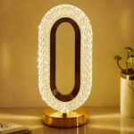 Anubhav Janni Rectangle Shape Usb Rechargeable Crystal Lamp Desk lamp USB Charging Bedroom Living Room Dining Dimming Night Light Portable Bedside For Bedroom Room Office Home (Pack Of 1 Pcs) - Image 8