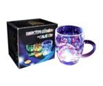 Anubhav Janni Lighting Mug Light Magic LED Mug Glowing Color Changing Glass Beer Glass Coffee Led Mug Cup Birthday Gift Sparkling Light Transparent Drinking Cup Flashing Light (Pack Of 1 Pcs) - Image 2