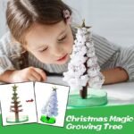Anubhav Janni Magic Funny Tree Chrismas Growing Crystal Christmas Tree Kids DIY Ornaments Presents Novelty Kit For Kids Educational And Party Toys Tree Child Decorations Toys (Pack Of 1 Pcs) - Image 3