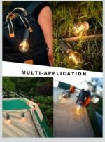 Anubhav Janni Camping Hanging Bulb Rechargeable Hiking Hiking Use Bulb Waterproof Cable Lantern Emergency Household Car Repairing Lights Cable Outdoor Walking Running Light (Pack Of 1 Pcs) - Image 3